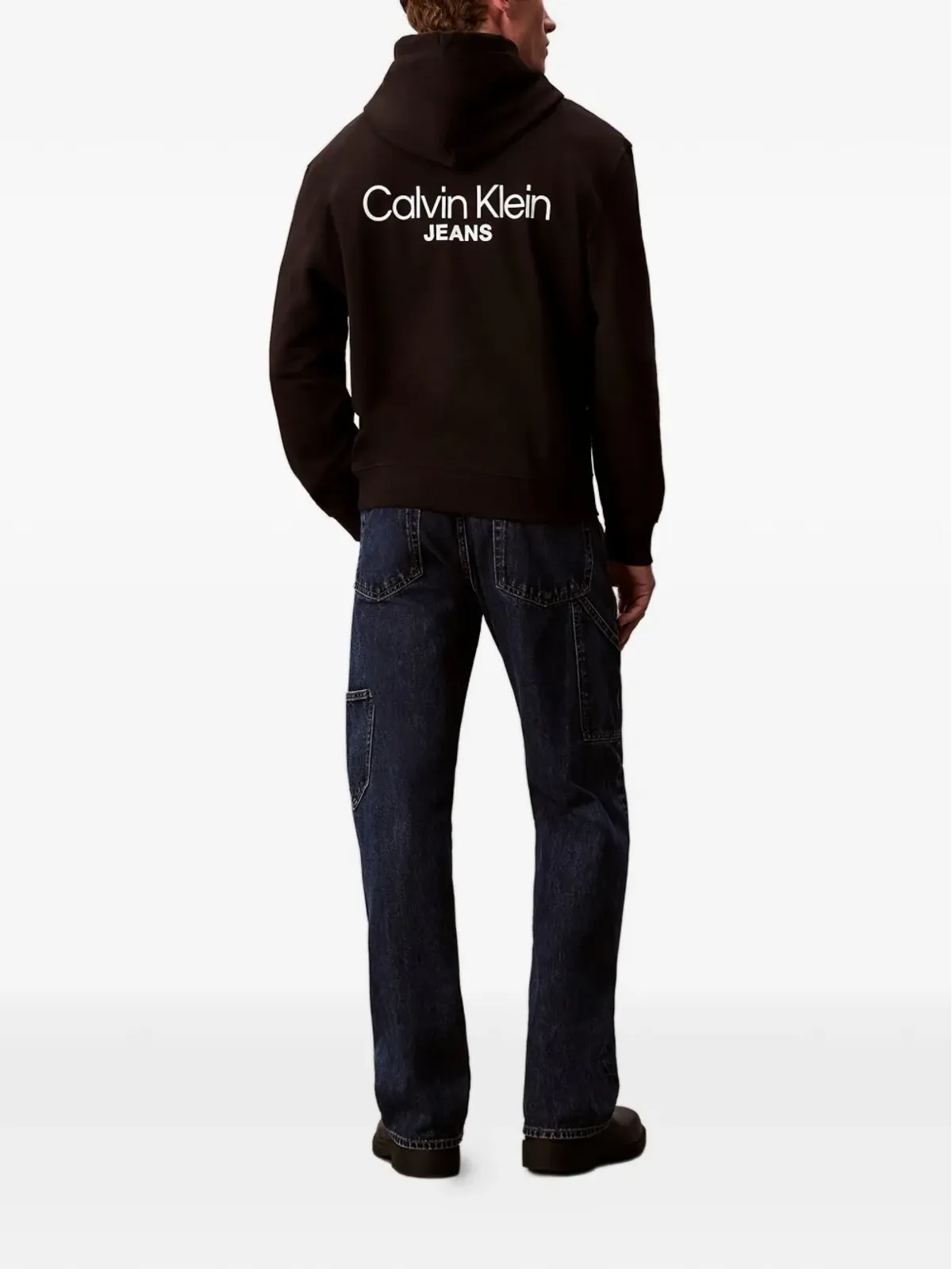 Calvin Klein ロゴ入りコットンフーディー - 画像2