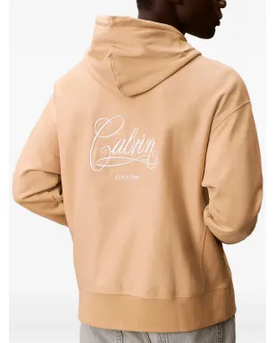 Calvin Klein ロゴ入りフリースフーディー - サムネイル3