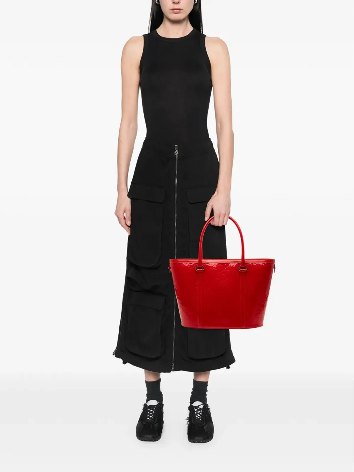 Christian Dior Pre-Owned Diorissimo Trotter Patent トートバッグ - 画像2