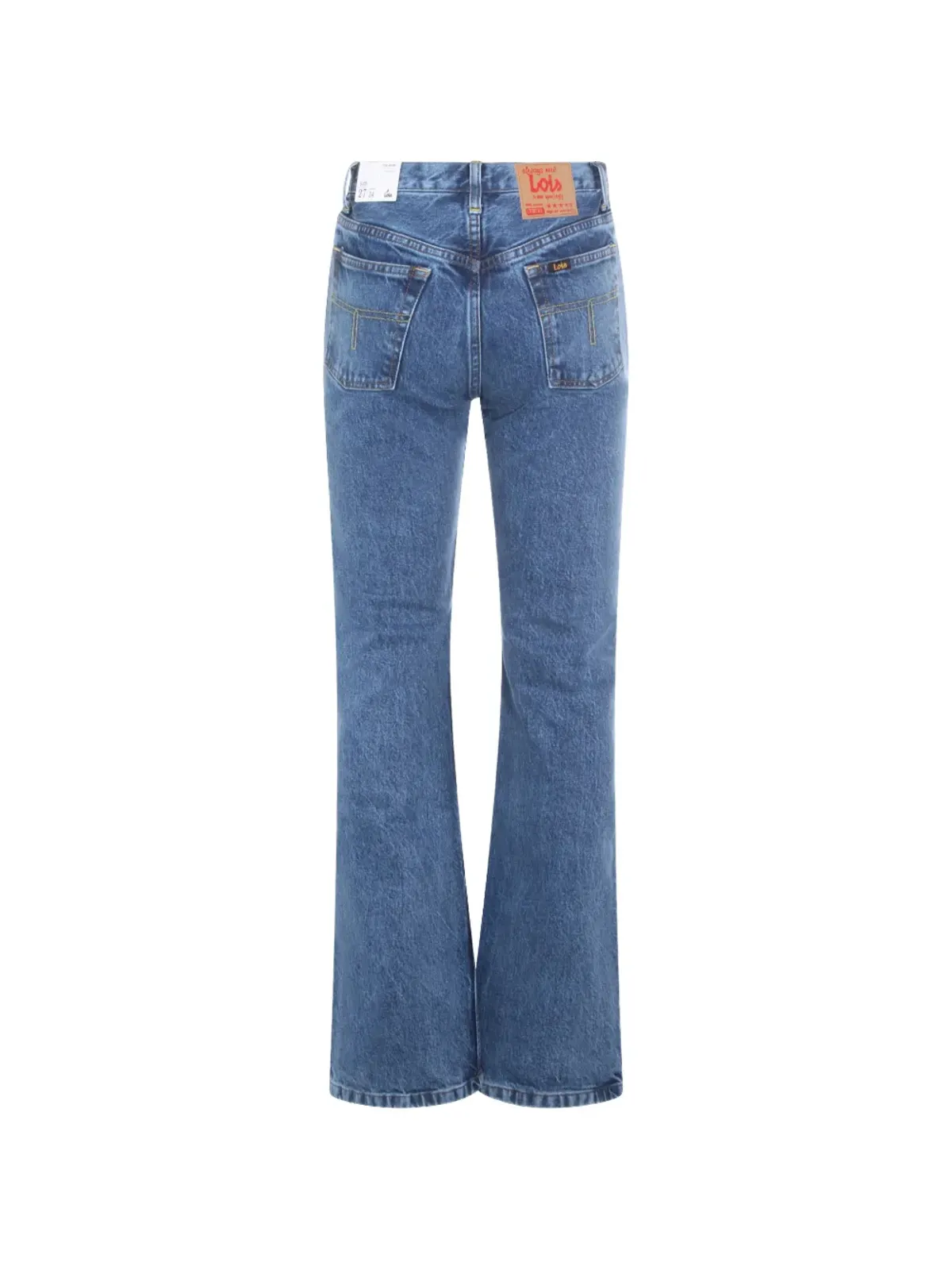 LOIS JEANS ロゴパッチ フレアジーンズ - 画像2