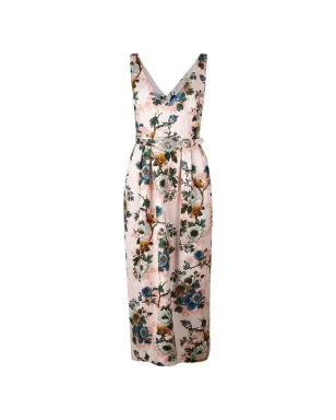 Borgo De Nor Jules floral belted midi dress - Pink - サムネイル1