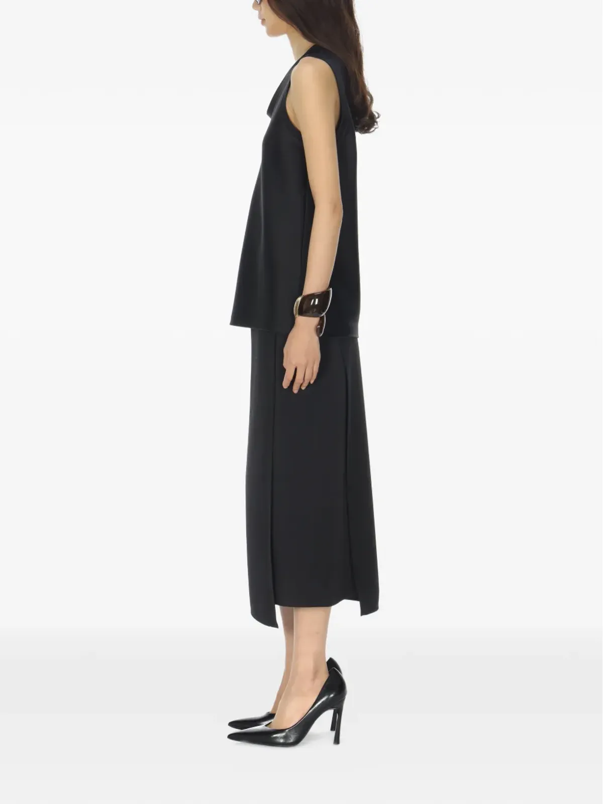 Carven ノースリーブトップ ブラック - 画像3