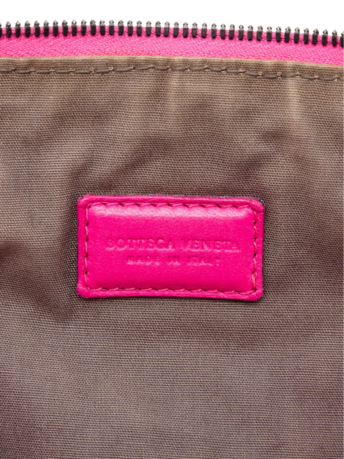 Bottega Veneta ナッパイントレッチャート ポーチ - ピンク - 画像5