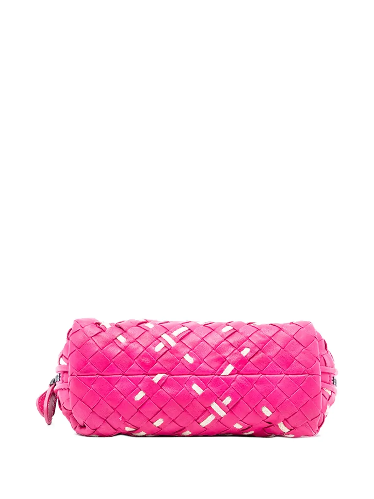 Bottega Veneta ナッパイントレッチャート ポーチ - ピンク - 画像3