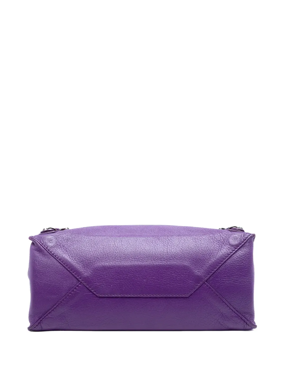 Balenciaga Pre-Owned 2013 ミニ レザー Papier A4 ジップアラウンド トート サッチェル - パープル - 画像4