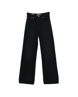 Levi's wide leg trousers - Black - サムネイル1