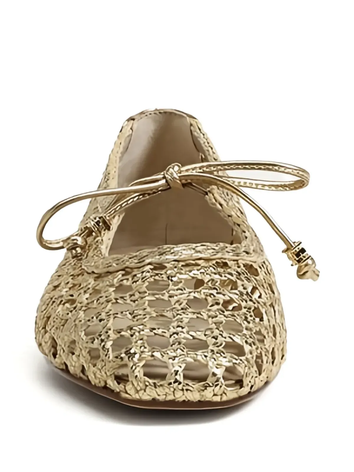 Sam Edelman Marcie ウーブンタイ バレエフラット - Gold - 画像2
