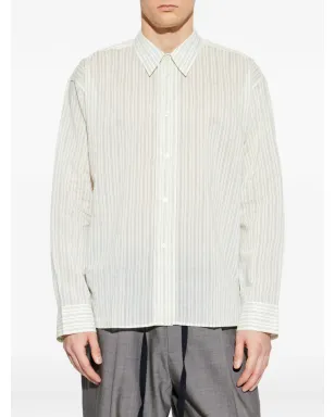Studio Nicholson Hal striped shirt - Neutrals - サムネイル3