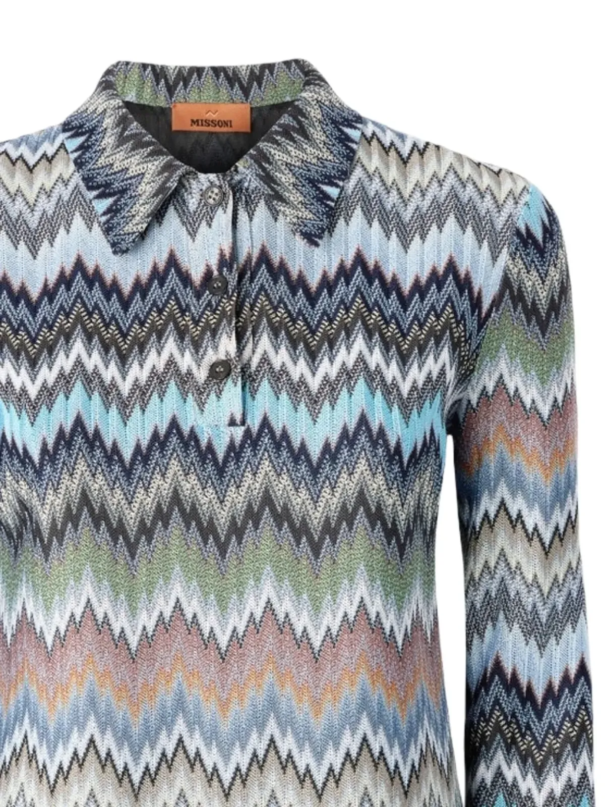 Missoni ジグザグカラー ミニドレス - 画像2