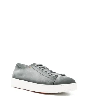 Santoni レースアップスエードスニーカー - サムネイル2