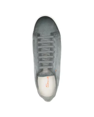Santoni レースアップスエードスニーカー - サムネイル4