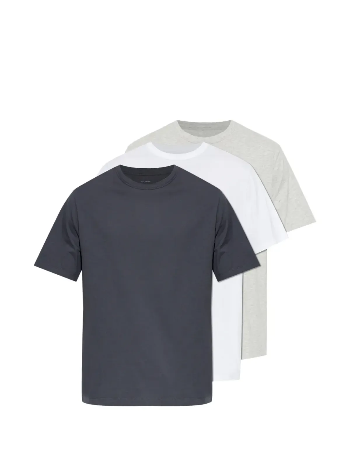 Officine Generale クルーネックTシャツ（3枚セット）- グレー - 画像1