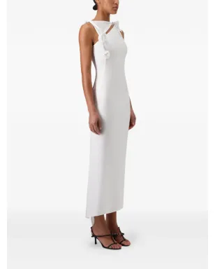 Coperni ローゼットノットアシンメトリックドレス - サムネイル3