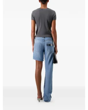 Coperni ワンレッグボーイフレンド アシンメトリックジーンズ - サムネイル4