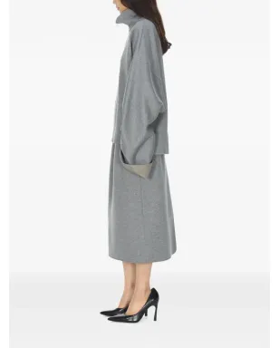 Carven ハイネック・ハーフジップ スウェットシャツ - グレー - サムネイル3