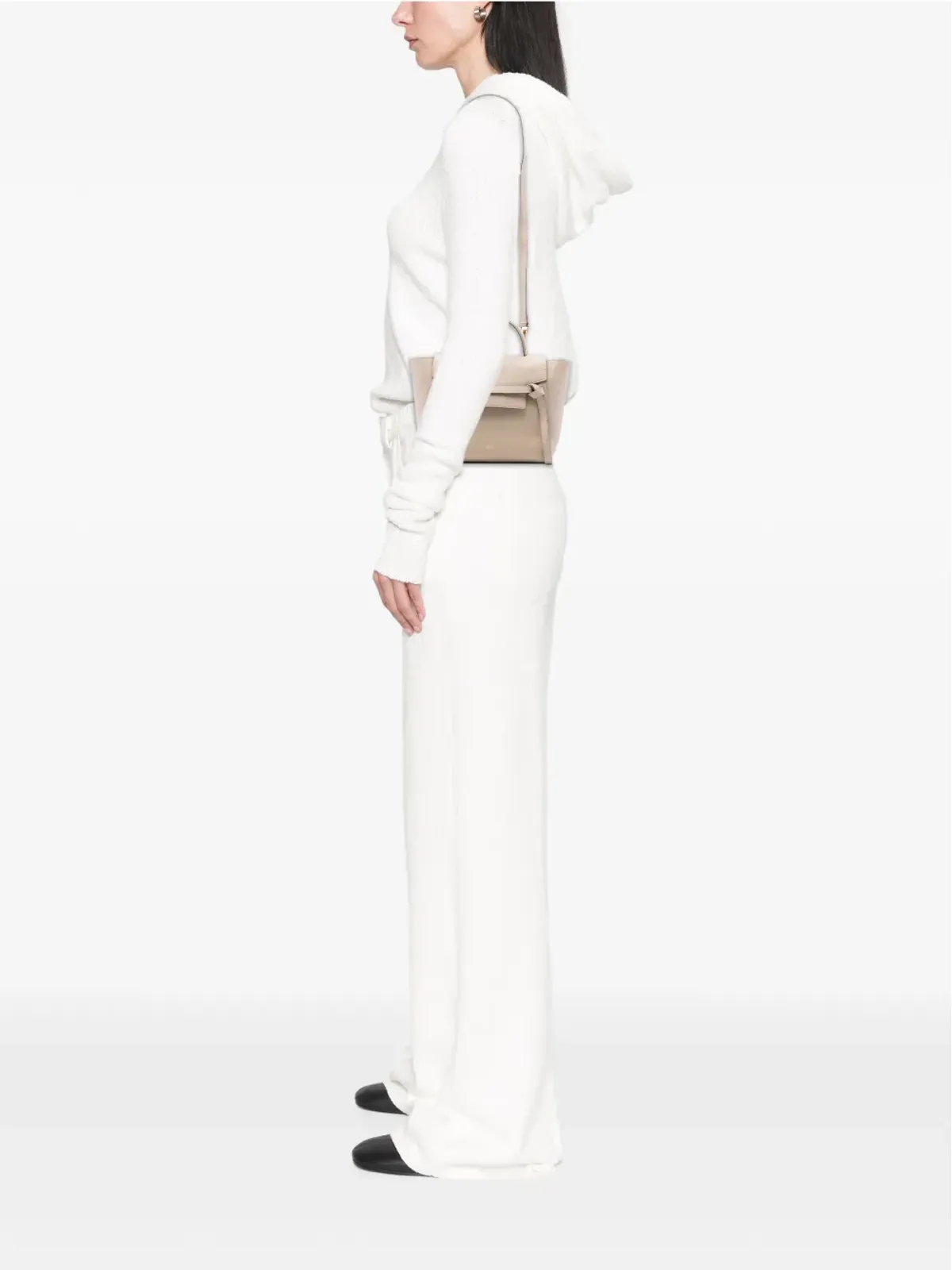 Celine ビンテージ 2019 マイクログレイン カーフスキン ベルトバッグ サッチェル - 画像2