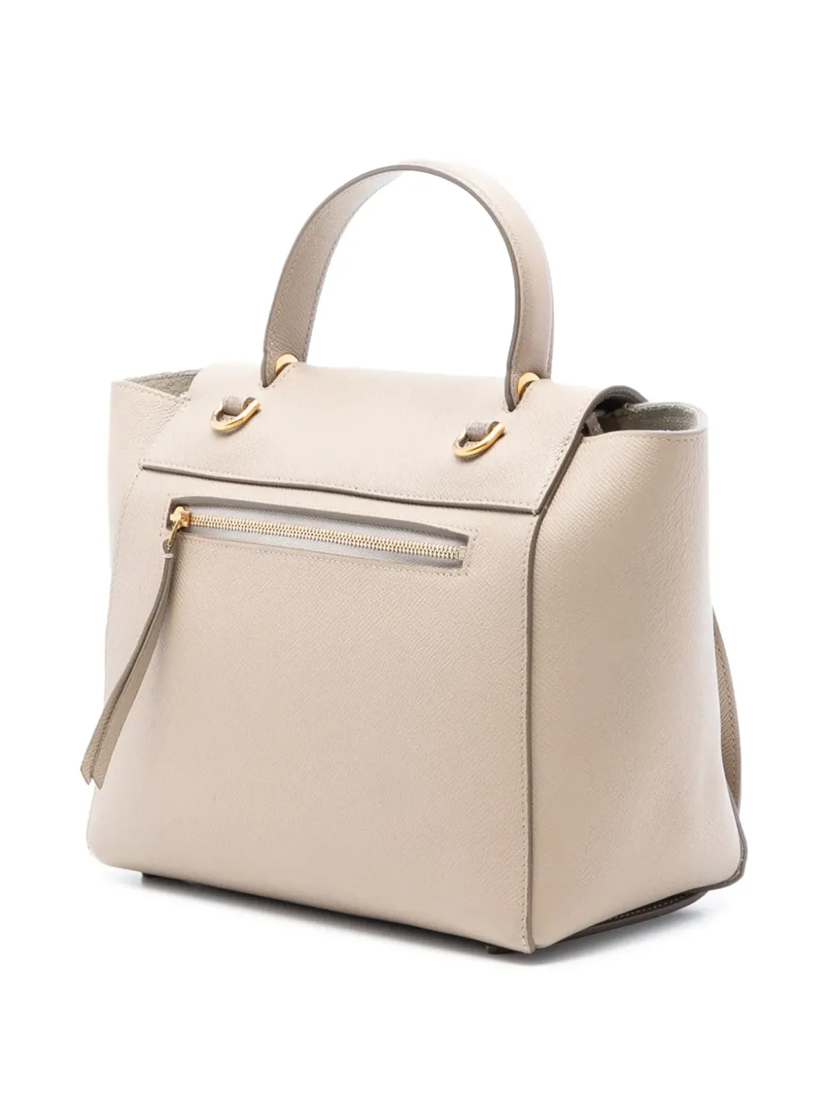Celine ビンテージ 2019 マイクログレイン カーフスキン ベルトバッグ サッチェル - 画像3