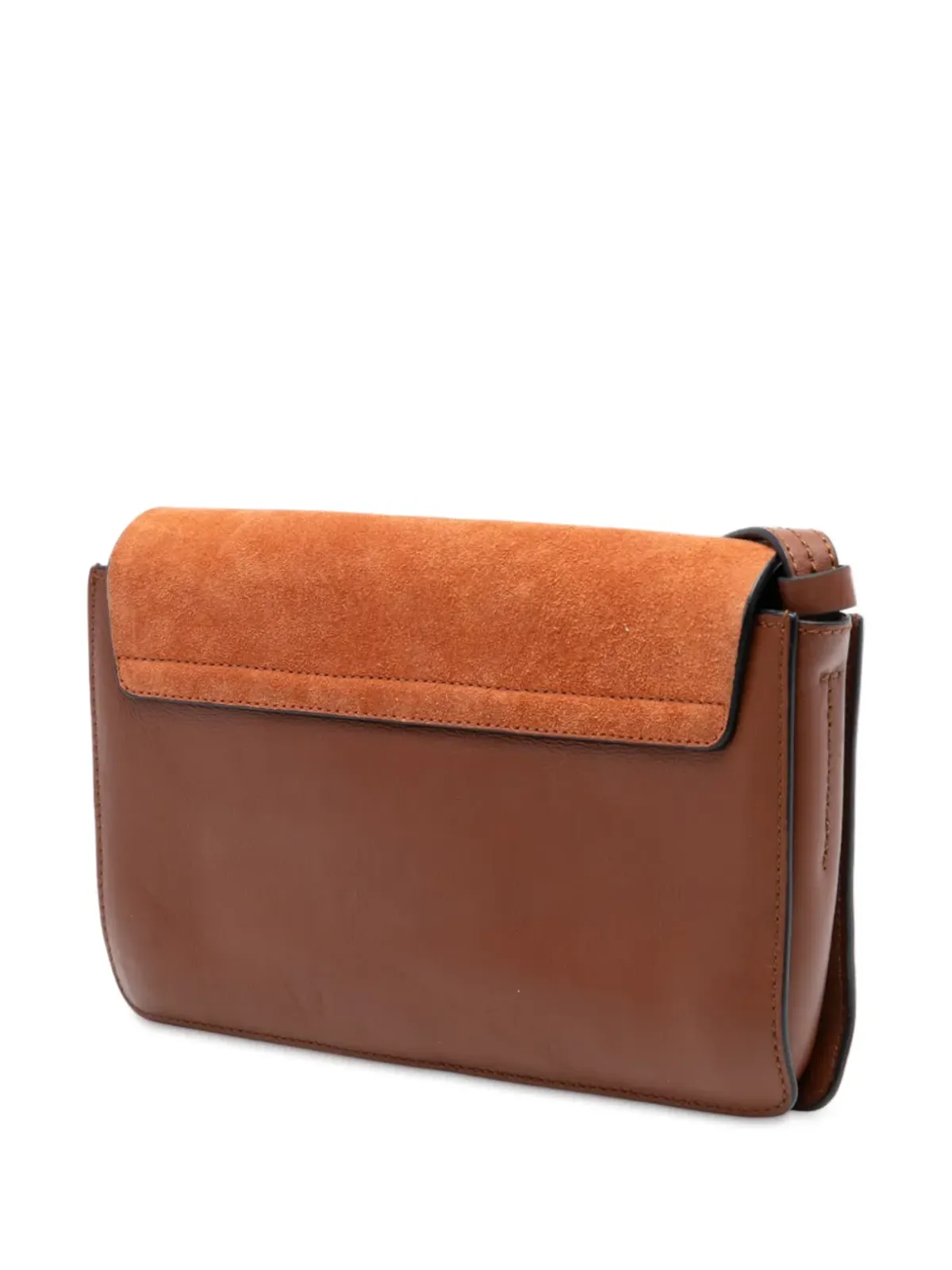 Chloé 2018年 小型スエードとカーフスキンのFaye クロスボディバッグ - ブラウン - 画像3
