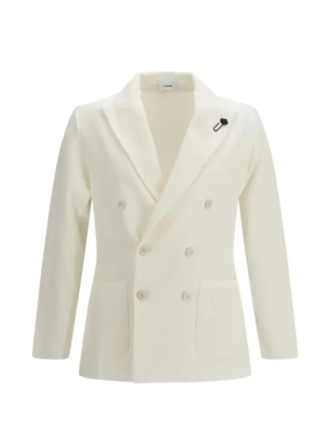 Lardini Lardini ダブルブレストニットジャケットの商品画像