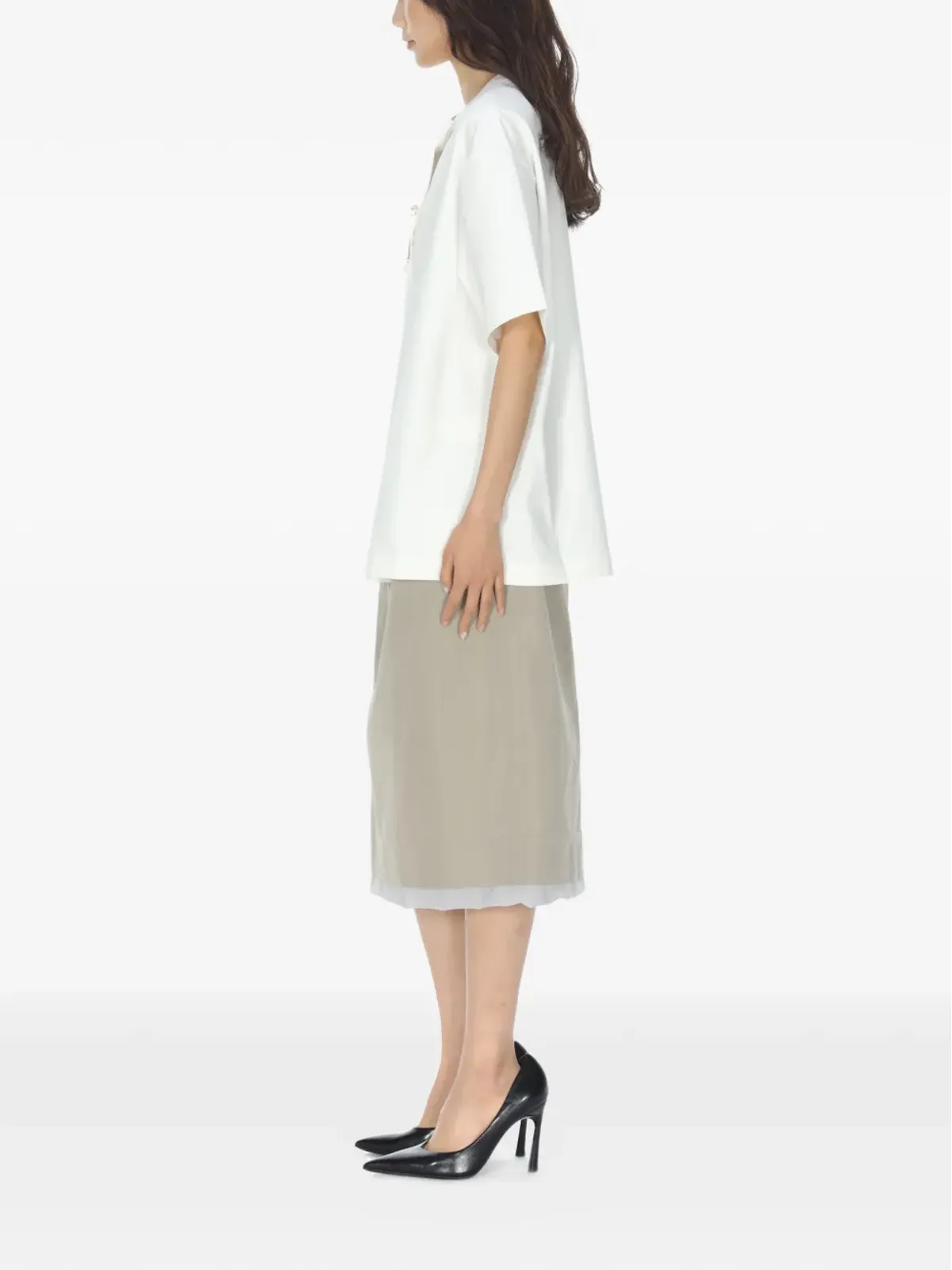 Carven キルトピンTシャツ - 画像4