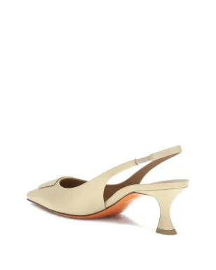 Santoni アーモンドトゥ テイラー パンプス - サムネイル3