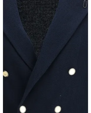 Lardini ダブルブレストニットブレザー - サムネイル3