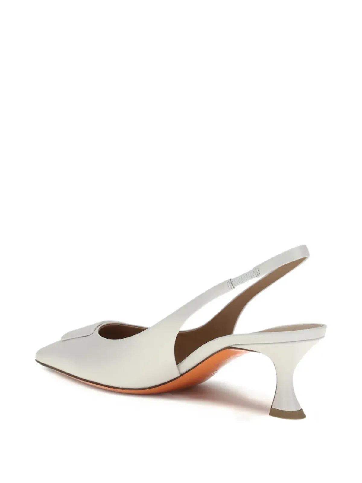 Santoni バックル付きスリングバックパンプス - 画像3