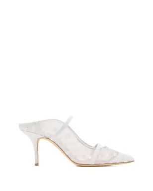 Malone Souliers フローラルアップリケストラップミュール - サムネイル1