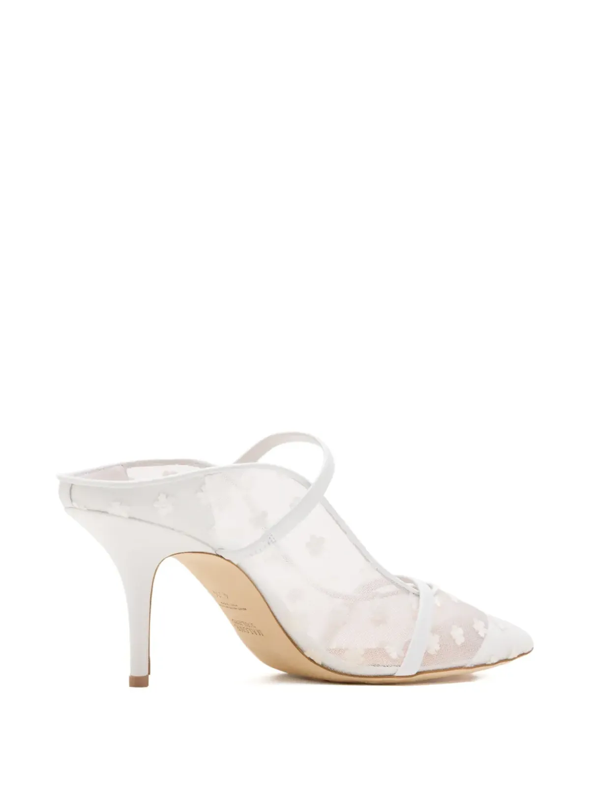 Malone Souliers フローラルアップリケストラップミュール - 画像3