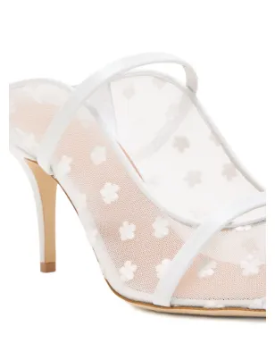 Malone Souliers フローラルアップリケストラップミュール - サムネイル4