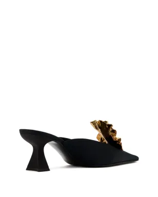 Cult Gaia sculpted heeled mules - Black - サムネイル3