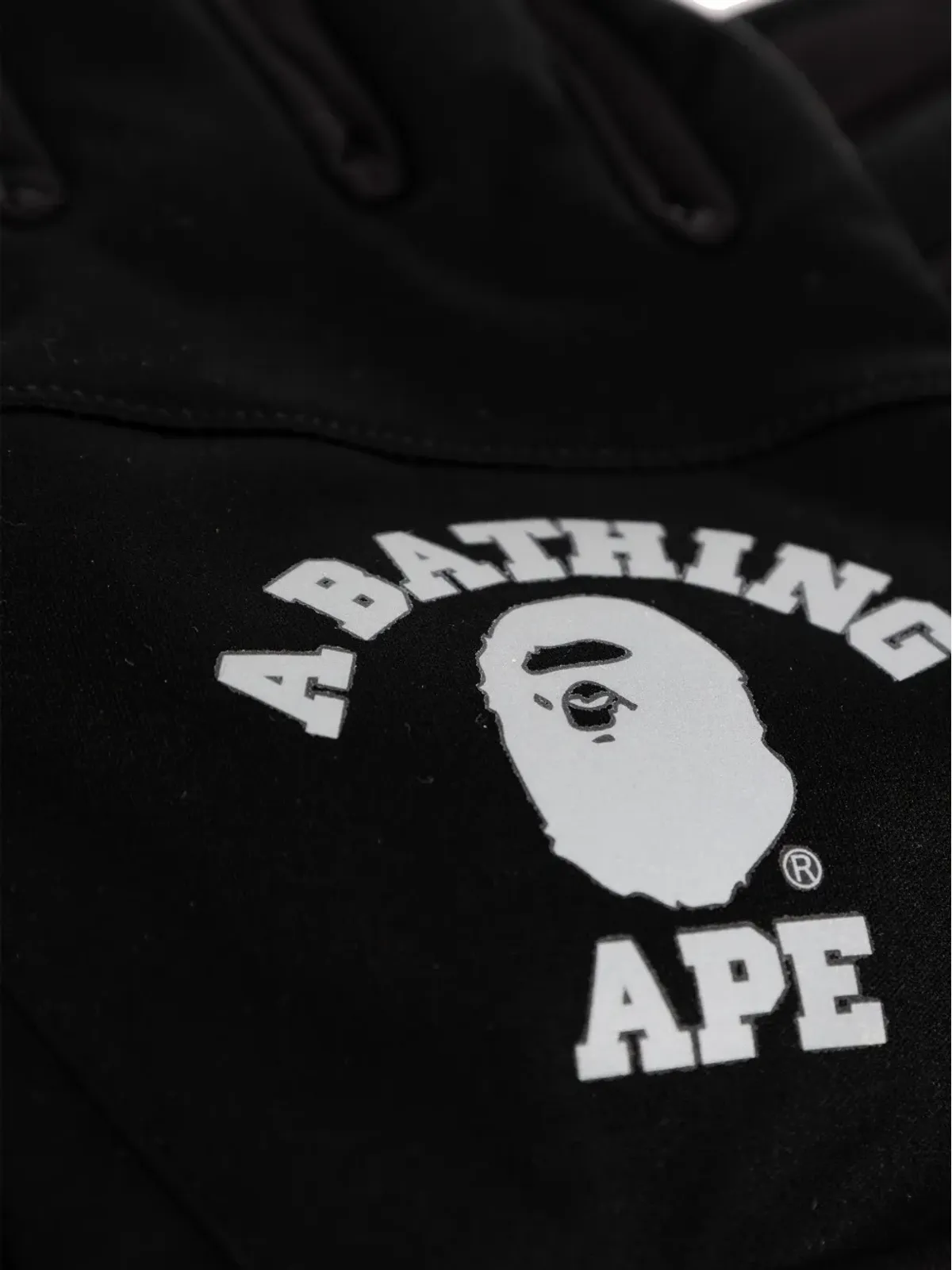 A BATHING APE logo-print gloves - 画像3