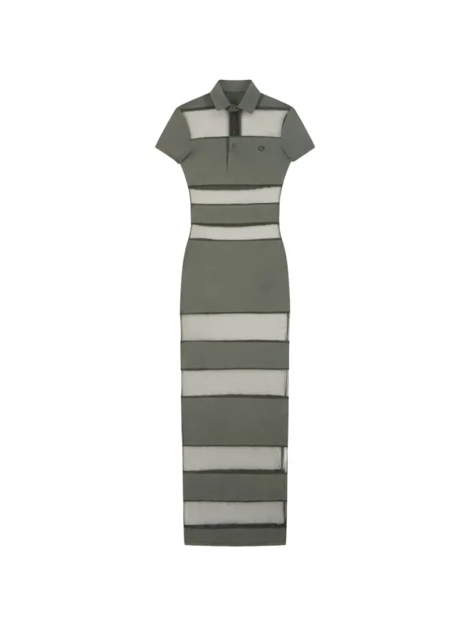 Coperni Coperni マキシ丈シアーストライプポロドレスの商品画像