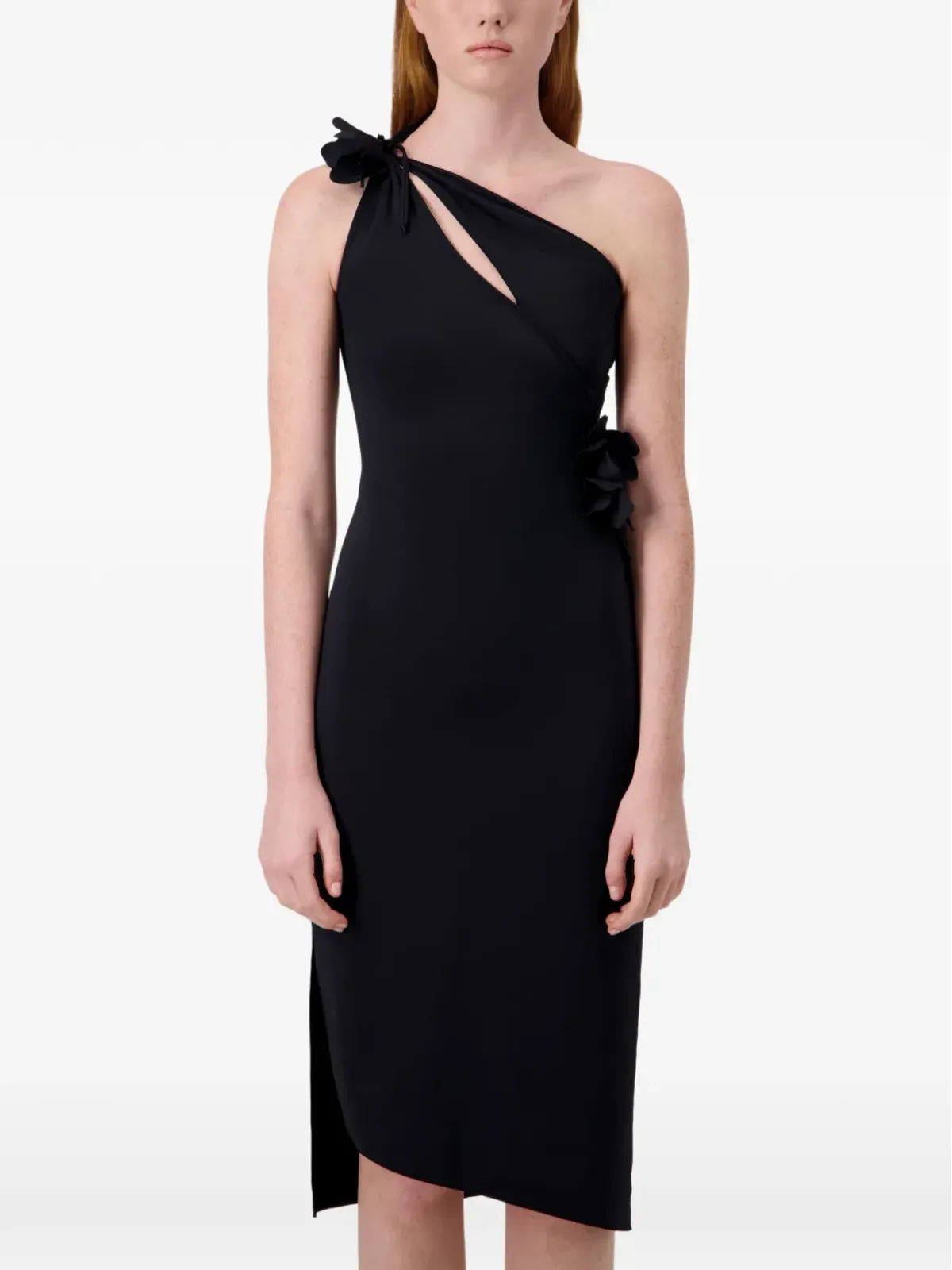 Coperni アシンメトリックミニ花柄ドレス - 画像5