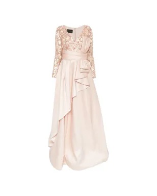 THE COUTURE CLUB スパンコール装飾のフリル付きマキシドレス - サムネイル1
