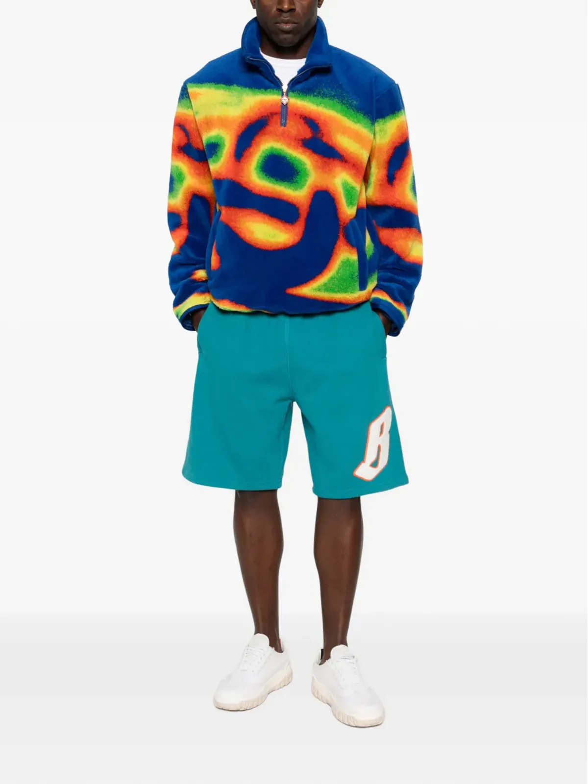 Billionaire Boys Club ロゴ・アップリケ トラックショーツ - 画像2
