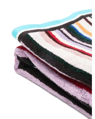 Missoni ストライプタオル - White - サムネイル3