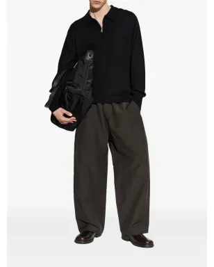 Officine Generale ジップ開閉ウールポロシャツ - サムネイル2