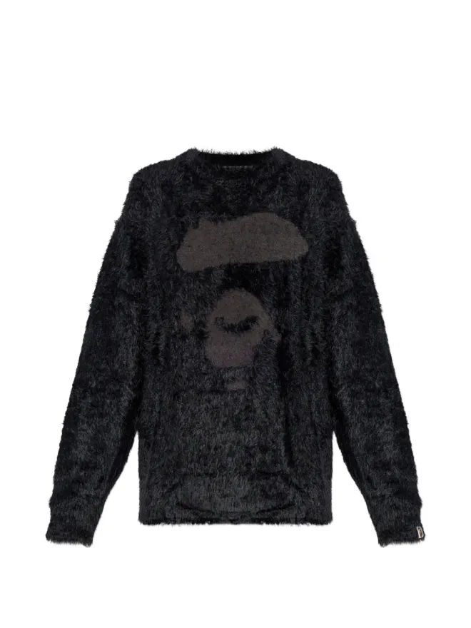 A BATHING APE® A BATHING APE® アペモチーフ ニットセーターの商品画像