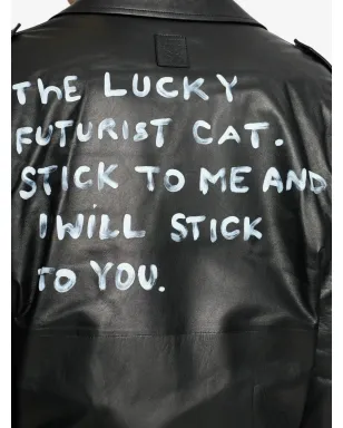 LOEWE ベルト付きレザージャケット - サムネイル5