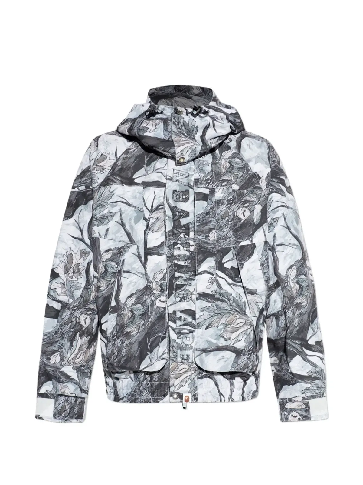 A BATHING APE® ロゴディテール フード付きジャケット - 画像1