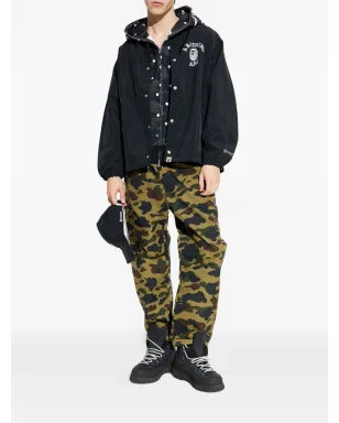 A BATHING APE® ロゴディテール長袖オーバーシャツ - サムネイル2