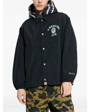 A BATHING APE® ロゴディテール長袖オーバーシャツ - サムネイル3