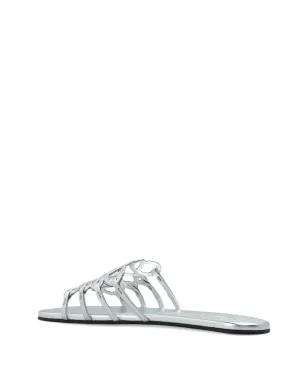 LOEWE カットアウトディテールサンダル - シルバー - サムネイル3