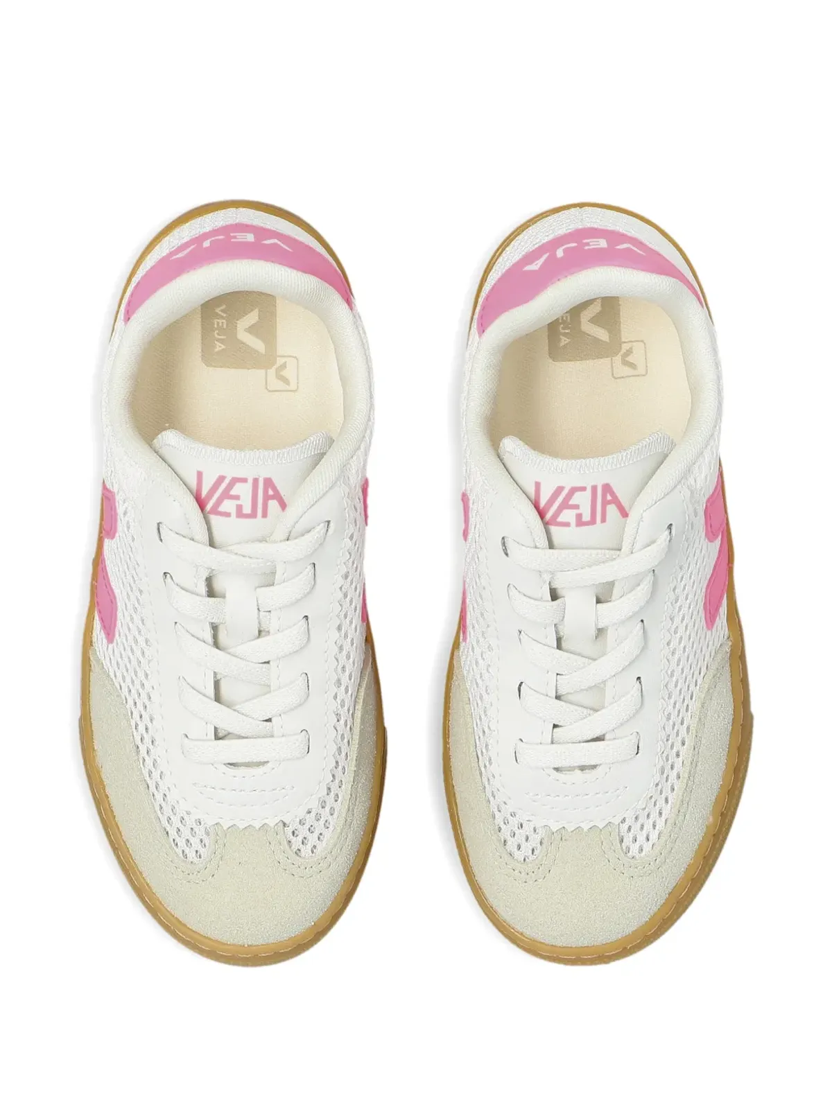 VEJA Kids メッシュロゴスニーカー（ホワイト） - 画像4