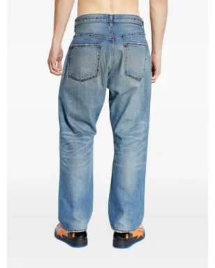 A BATHING APE® star-motif jeans - Blue - サムネイル4