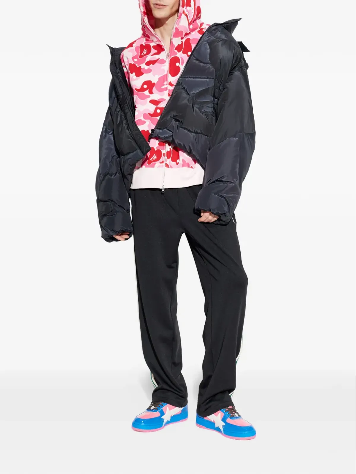 A BATHING APE® 迷彩柄ジップアップフーディー - 画像2