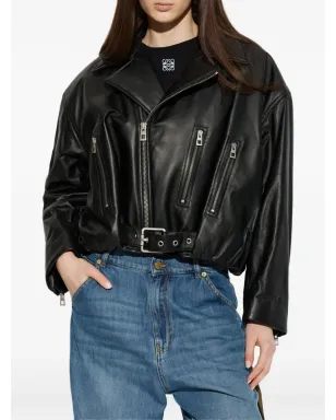 LOEWE ジップディテール ベルト付きジャケット - サムネイル3