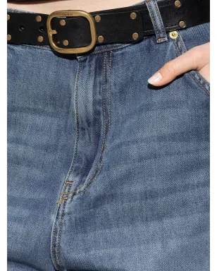 LOEWE スタッズ付きバックルベルト - サムネイル4