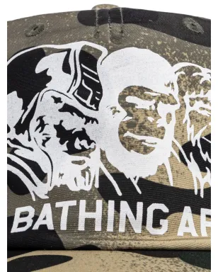 A BATHING APE® カモフラージュプリント ベースボールキャップ - Green - サムネイル3
